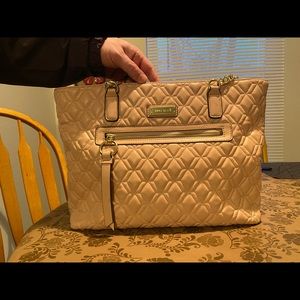ANNE KLEIN Quilted Handbag(Soft)